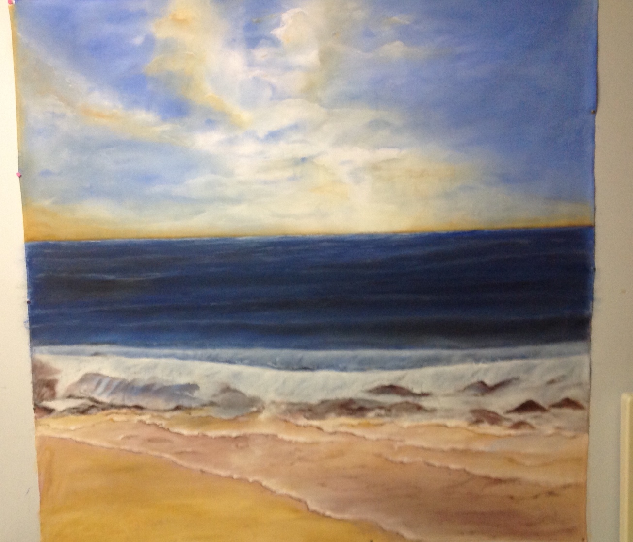 Beach on canvas 2
