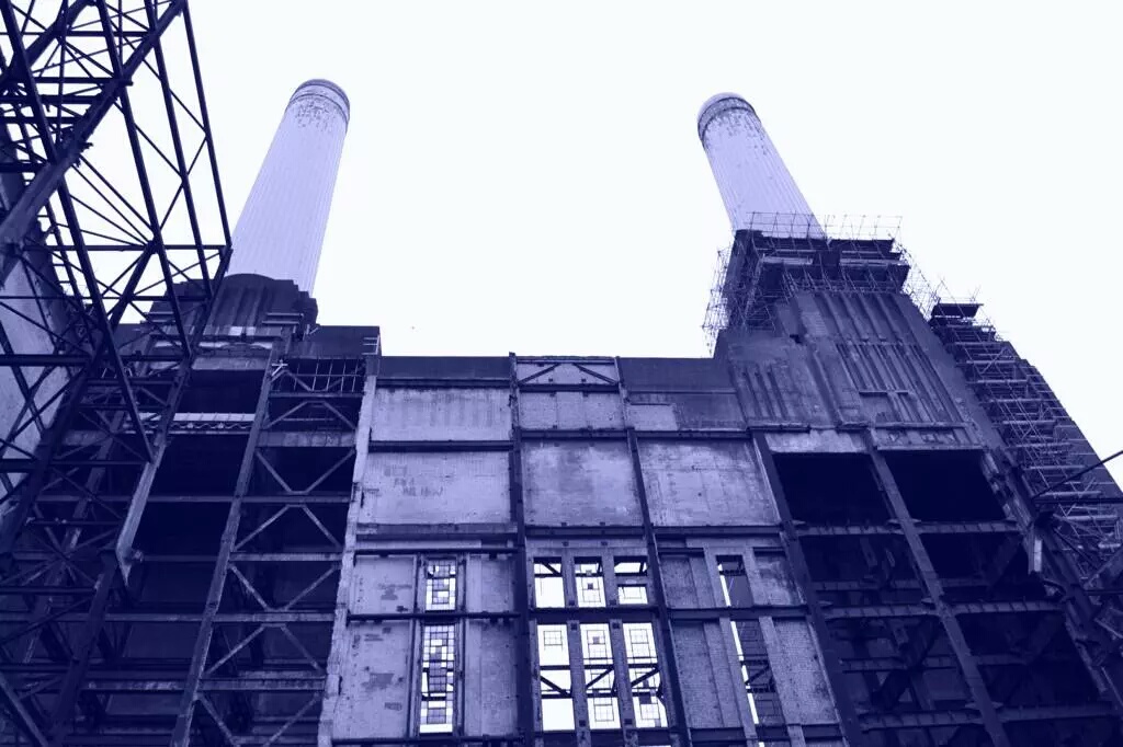Inside battersea power station